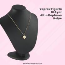 YAPRAK FİGÜRLÜ ÇELİK KOLYE – LNS-KLY001